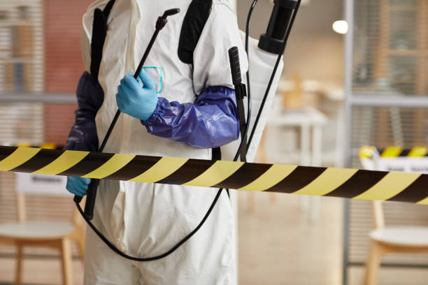 Professional Biohazard Cleanup technician working in Pinecliffe, CO